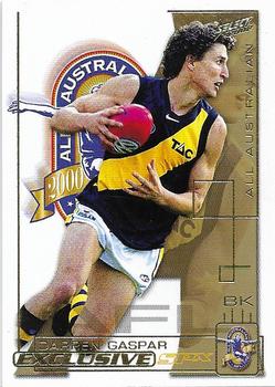 2002 Select AFL Exclusive SPX - All Australian #AA3 Darren Gaspar Front